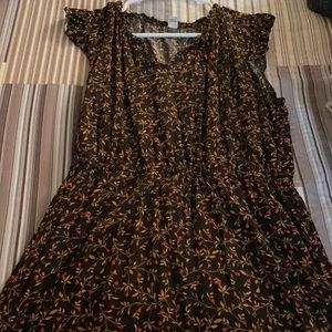 Old navy floral dress, great for spring weather!